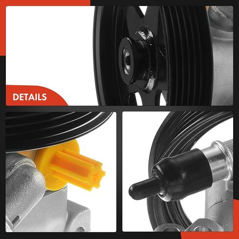 مضخة توجيه كهربائية ممتازة، مع بكرة، متوافقة مع جاكوار X-Type 2002 2003 2004 2005 2006 2007 2008، 2.5L 3.0L، استبدال # 1X433A696AB in Saudi Arabia