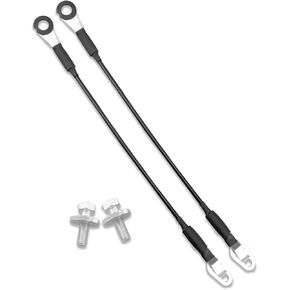 Tailgate Cable Replacement with Screws Fit for Dodge Dakota Pickup Truck 1987-2011, Tailgate Cables Replace 55174826AC, 55174826AB, 55174827AC, 55174827AB, AM-57266477, 2PCS