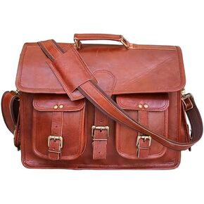 american blue Handmade Leather Messenger bag,Laptop,Briefcase,Satchel,Shoulder Bag