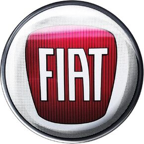 Fiat 21224 Official 3D Sticker Logo 58 mm