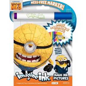 Despicable Me 4 Minions Imagine Ink Coloring Book, 16 Pages, Mess Free Marker