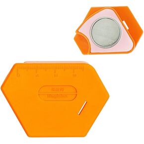 2024 New Magnetic Seam Guide for Sewing Machine,Magnetic Universal Guide for Sewing Machine,Sewing Supplies Seam Guide,Universal Sewing Accessories and Supplies (Orange)