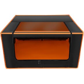 Twotrees Laser Engraver Enclosure, Fireproof and Dustproof Protective Cover for Most Laser Engraving Machine, Insulates Against Smoke and Odor, Noise Reduction, with Smoke Filter,800x800x400mm