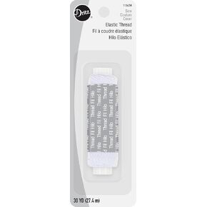 Dritz Sewing, 30-Yards, White Elastic Thread