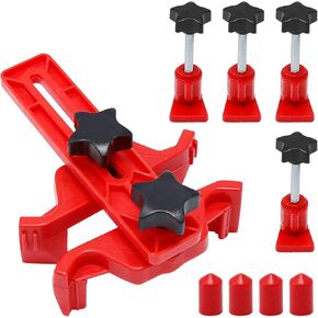 5 Pcs Timing Locking Tool Kit Dual Cam Clamp Camshaft Locking Tool Kit for Single, Dual or Quad Overhead Cam Engines.
