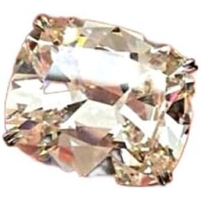 Fashion Big Cubic Zirconia Ring for Women, Handmade Polishing Large Exaggerated Design CZ Stone Jewelry Gift, Sparkly Sterling Silver Infinity Eternity Square Band Ring Jewelry-Making-Patterns Size 6
