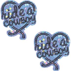 Neva Nude Lasoo Heart Nipztix Pasties for Festivals, Raves & More, Medical Grade Adhesive,Waterproof & Sweatproof,Made in USA