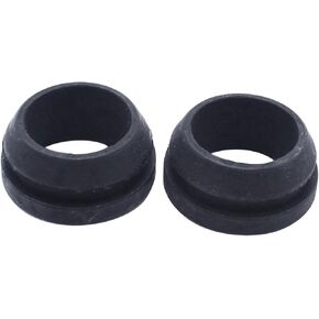 2PCS Black Rubber Breather Grommets for Aluminum Valve Covers SBC BBC SBF 302 350 454 A94 SPC 7222