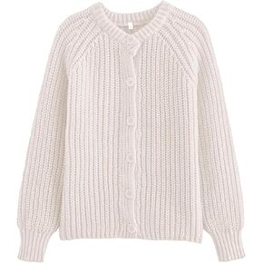 KEOMUD Women's Chunky Cardigan Sweaters 2024 Fall Long Sleeve Button Down Knit Cardigans