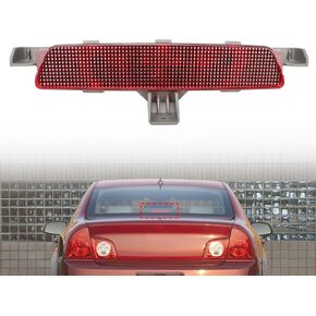 Center High Mount Third Brake Light Stop Lamp New Compatible with Chevy Malibu 2008-2012 Red Lens 923-289 15271122