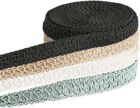 BEL AVENIR Gimp Braid Trim 1 cm/0.39 inch Diameter, 10 Yard Handmade Fabric Basic Trim, Polyester Upholstery Trim for Sewing DIY Costume Curtain Slipcover Home Decorative (5#Camel) in Saudi Arabia