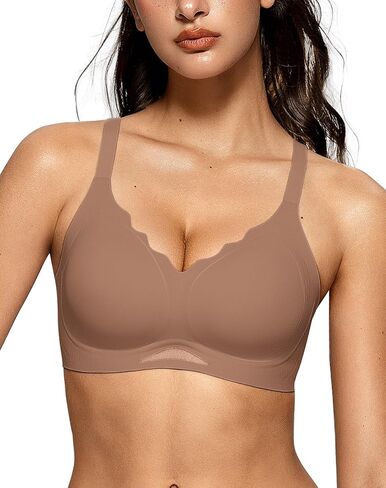OEAK حمالات الصدر النسائية اللاسلكية صدفي رفع Bralettes لا Underwire داعمة التي شيرت الصدرية سلس مريحة حمالات الصدر اليومية in Saudi Arabia