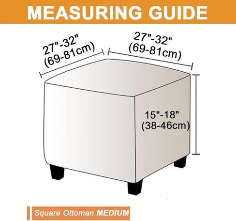 Ottoman Cover Square Stretch Soft Folding Storage Ottoman Cover Slipcovers Square Footrest Stool Slipcovers with Elastic Bottom S Pink in Saudi Arabia