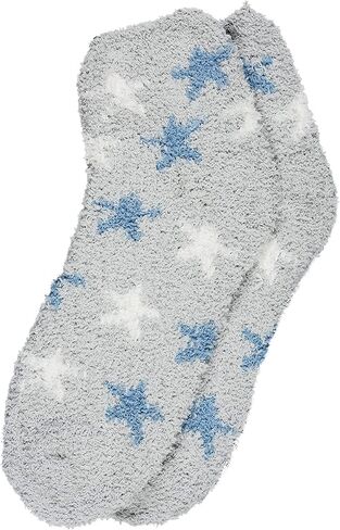 Trimfit Women Indoors, Hospital Socks, Fuzzy Slipper Socks (Pack of 4), Shoe Size: 9-11 in Saudi Arabia
