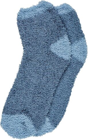 Trimfit Women Indoors, Hospital Socks, Fuzzy Slipper Socks (Pack of 4), Shoe Size: 9-11 in Saudi Arabia