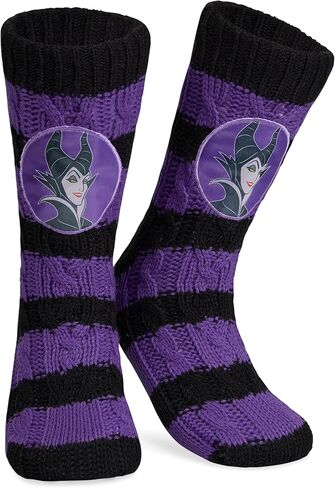 Disney Fluffy Socks for Women and Teenagers Soft Warm Slipper Socks Non Slip One Size Lounge Wear Gifts for Women in Saudi Arabia