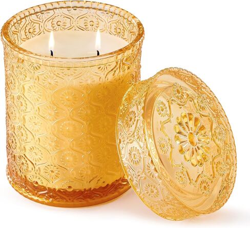 Scented Candles,Clean Cotton Scented Candles for Home Scented, Luxury Candles Gifts Jar Fall Candles with up to 50 Hours Long Lasting, Fall Fragrance, 15.87 oz in Saudi Arabia
