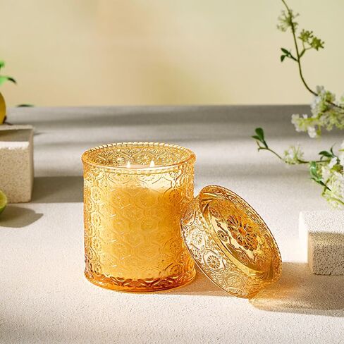 Scented Candles,Clean Cotton Scented Candles for Home Scented, Luxury Candles Gifts Jar Fall Candles with up to 50 Hours Long Lasting, Fall Fragrance, 15.87 oz in Saudi Arabia