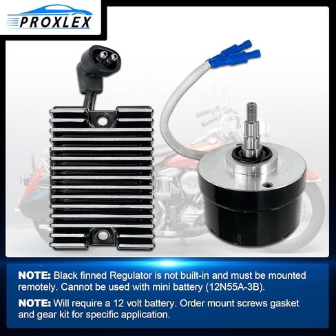 طقم تحويل مولد كهربائي 17 أمبير 12 فولت متوافق مع Harley Davidson G 1936-1973، XL 1958-1982، FL 1941-1969 in Kuwait