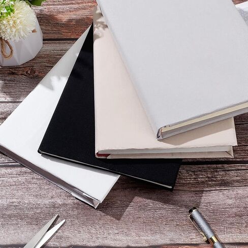 4 قطع من قماش الكتب من AHANDMAKER لتجليد الكتب، 4 ألوان مقاس 16.93 × 18.9 بوصة من قماش غلاف الكتاب، شريط تجليد الكتب من القماش لألبوم القصاصات DIY، لون فاتح in Saudi Arabia