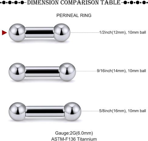 16G-2G ASTM F136 Titanium Internally Threaded Nipple Tongue Rings Piercing Jewelry Straight Industrial Earring Barbell G23 Titanium Nipple Tongue Bars Piercing Jewelry for Women Men 12MM-40MM in Saudi Arabia
