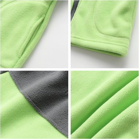 Mud Kingdom Boys Girls Fleece Jackets with Hood Outerwear Long Sleeve Deer Pattern Zipper Tops in Saudi Arabia