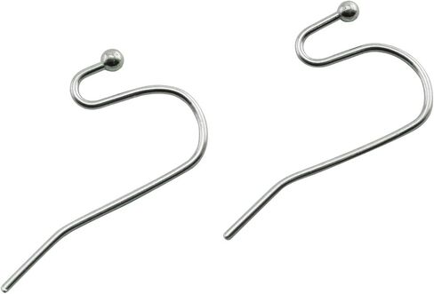 Tegg الفرنسية الأذن سلك 100 قطعة 22x11 مللي متر الفولاذ المقاوم للصدأ الكرة نهاية القرط هوك حلقة مفتوحة استرخى القرط النتائج in Kuwait