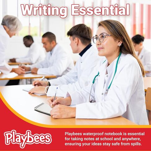 دفتر جيب مقاوم للماء 6 حزمة أسود صغير أعلى دوامة دفتر جميع الأحوال الجوية 3x5 دفاتر الملاحظات ث / صفحات مبطنة مذكرة صغيرة صغيرة منصات ملاحظة ستينو الكتابة في دفتر الملاحظات حقل المطر للخارجية in Kuwait