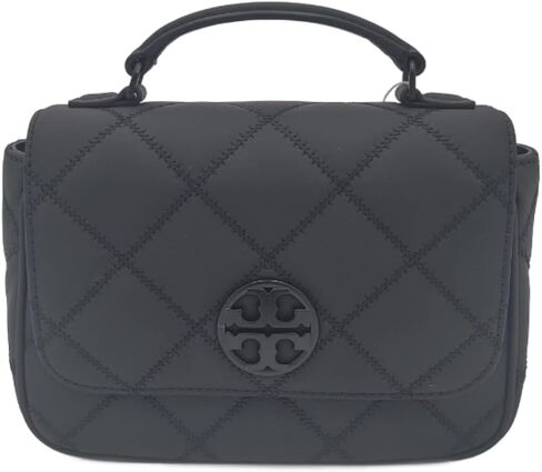 حقيبة كروس نسائية صغيرة بمقبض علوي من Tory Burch 153400 Willa Matte مبطنة بأجزاء سوداء in Saudi Arabia