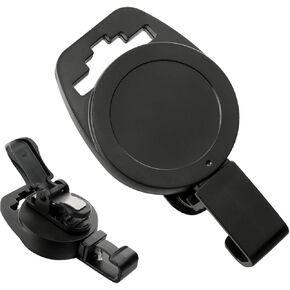 2 Pack - MRI Safe Badge Reels - Retractable Badge Holder Clips - Made of Plastic & Non-Ferrous Metal - I'd Reels Extending Lanyards for Nurse & MRI Tech Name Tag Badges by Specialist ID(Black)