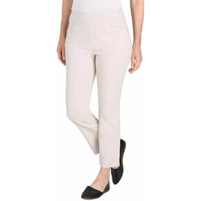 Hilary Radley Women Mid-Rise Stretch Pull-On Ankle Pant