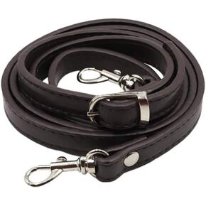Exceart Shoulder Strap PU Leather Handbag Strap Adjustable Shoulder Bag Replacement Belt Craft Handle with Hook for DIY Crossbody Bag Handy Bag 120cm (Purple) Luggage Replacement Parts