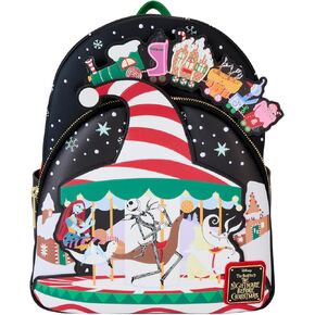 Loungefly Disney NBC Journey To Christmas Town Mini Backpack