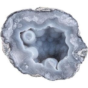 SUNYIK Mexico Agate Geode Quartz Crystal Cluster Specimen Irregular Mineral Stone Display for Home Office Decoration Reiki Healing Meditation, 0.59-1.57"(100-200g)