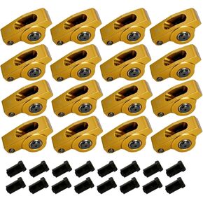 GELUOXI Aluminum Roller Rocker Arms Set Replacement for Chevy Small Block Gen I 265 267 302 305 307 327 1.5 Ratio 7/16"