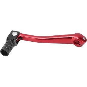 Qiilu Kick Starter Motorcycle Kick Starter Lever Pedal kick starter dirt bike Sensitive CNC Aluminium Universal Motorbike Accessory(red)