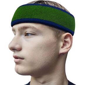 Couver Premium Quality 2 Color Thick Large Wide Basketball Headband [1 Piece]