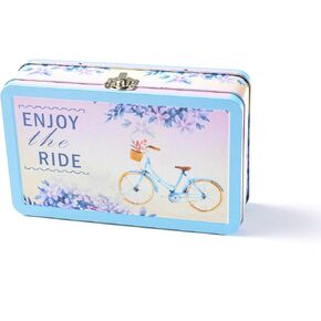 Metal Storage Box with Hinge for Office, School, Home, Makeup, Arts & Crafts and Accessories (Europe)