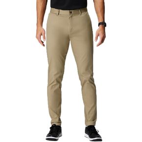 Fabletics Men's The High Side Chino (Classic Fit), Buttery Soft, External Pocket, Wrinkle Resistant, Zip Pockets