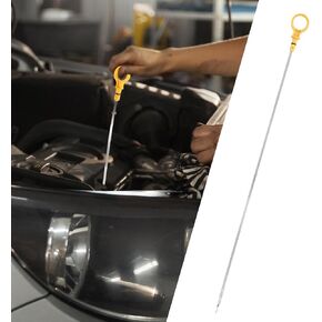 Engine Oil Dipstick, Car Engine Oil Dipstick Replacement OEM#CJ5Z-6750-A, Double Hole Dip Stick for Checking Oil Fluid, Car Accessories Fit for Ford Lincoln with 2.0L Ecoboost Engines
