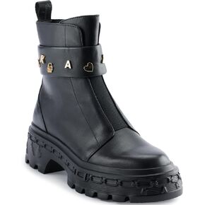 KARL LAGERFELD Women's Latisha Everyday Lug Boot Combat