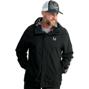 HUK Men's Storm Jacket, Heavy Duty Fishing Rain Coat