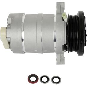 Air Conditioner AC Compressor with Clutch OE CO 20208GLC, Replacement for 1989-1991 for Cadillac Allante 4.5L 1989-1990 for Cadillac Commercial Chassis 4.5L 1991-1993 for Cadillac Commercial Chassis