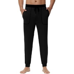 WiWi Viscose from Bamboo Mens Pajama Pants Sports Bottoms Sleep Pant with Pockets Sweatpants S-XXL