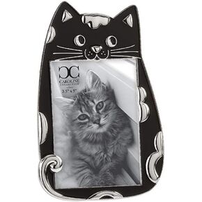 Roman 19298 Cat Frame, 7-inch Height, Zinc Alloy-Lead Free