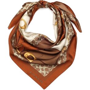 Coach womens Tabby Printed Silk Square