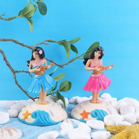 Pink Solar Powered Dancing Girl Swinging Hawaiian Girl Grass Skirt Swing Shaking Head Doll Car Dashboard Dancing Figure Solar Dancing Figurines Desktop Ornaments Solar Power Kits Decoration in Saudi Arabia