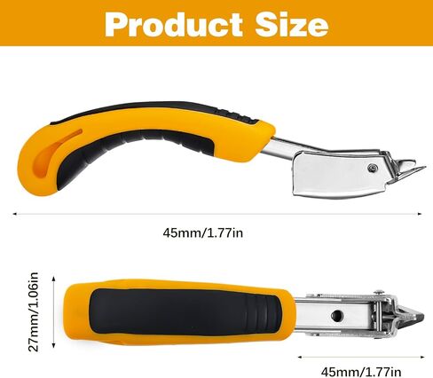 4 Pack Staple Remover Heavy Duty Upholstery Staple Puller Tool with Ergonomic Handle for Furniture, Carpet, Carton, Floor in Saudi Arabia