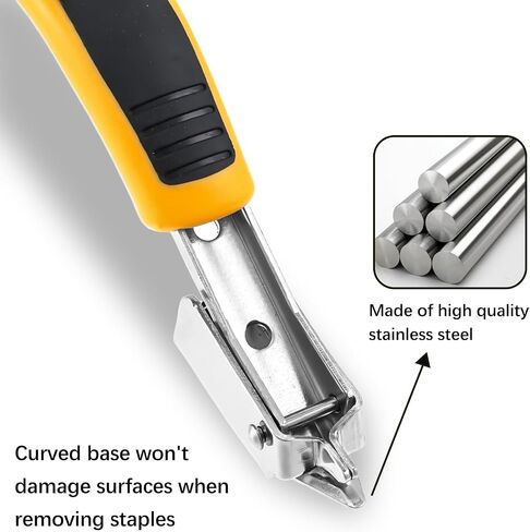 4 Pack Staple Remover Heavy Duty Upholstery Staple Puller Tool with Ergonomic Handle for Furniture, Carpet, Carton, Floor in Saudi Arabia