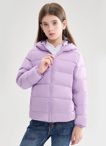 maoo garden Girls Super Lightweight Down Jacket Big Kids Fall Early Winter Water-Resistant Packable Coat in Saudi Arabia